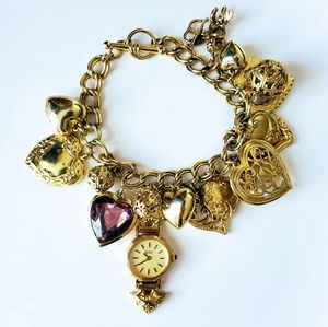 VTG Signed Pedre 12K Gold Swiss Watch Bracelet